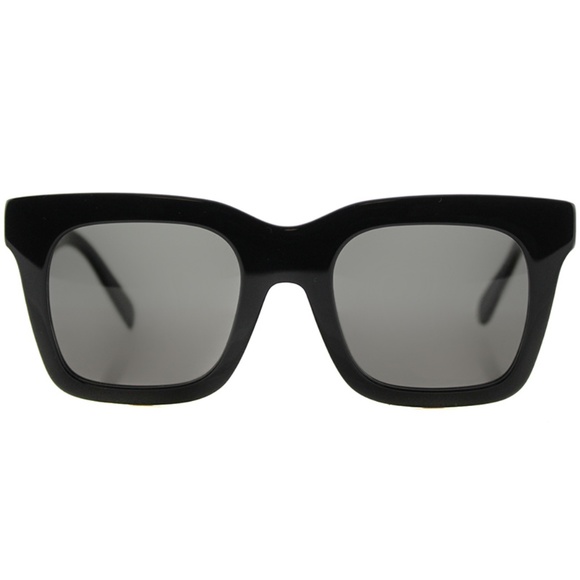 Sold Celine Square Plastic Sunglasses Frame Black - Picture 2 of 3